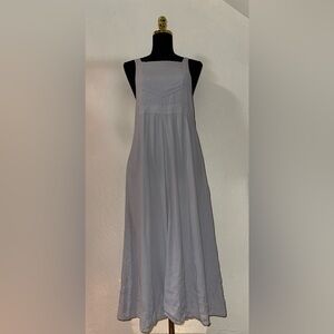 Elegant Gray Sleeveless Dress